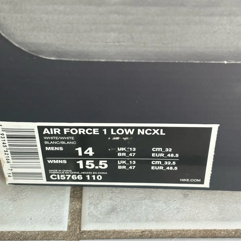Nike Air Force 1 Low Noise Cancelling OBJ 14 - Picture 11 of 11